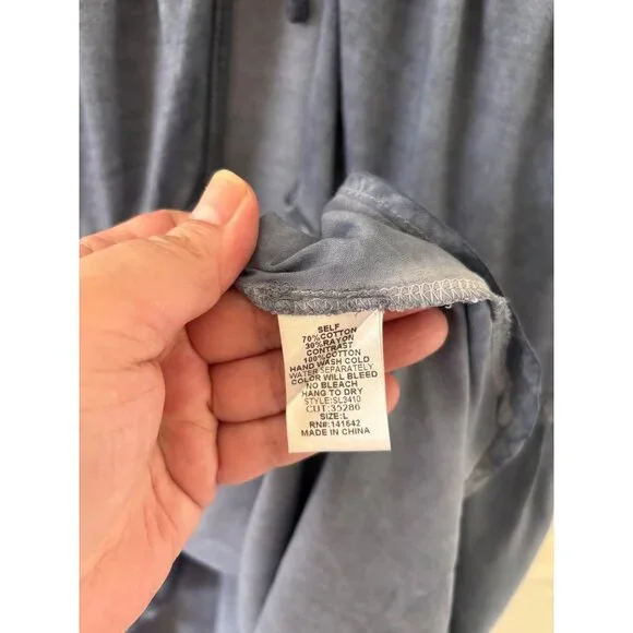 She + Sky Sleeveless Boho Tiered Vest With Lace Detail High Low Hem - Picture 5 of 10